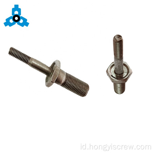 Baut berulir ganda dengan hex spacer stainless steel